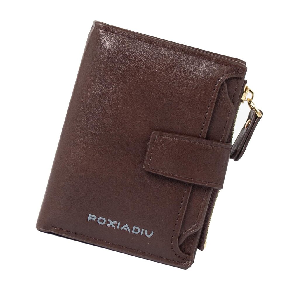 4124 Small Wallet RFID Blocking Soft Leather Bifold Compact Card Holder